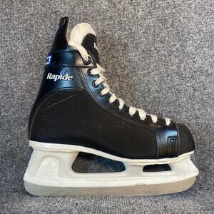 CCM Rapide Black and White Ice Skates